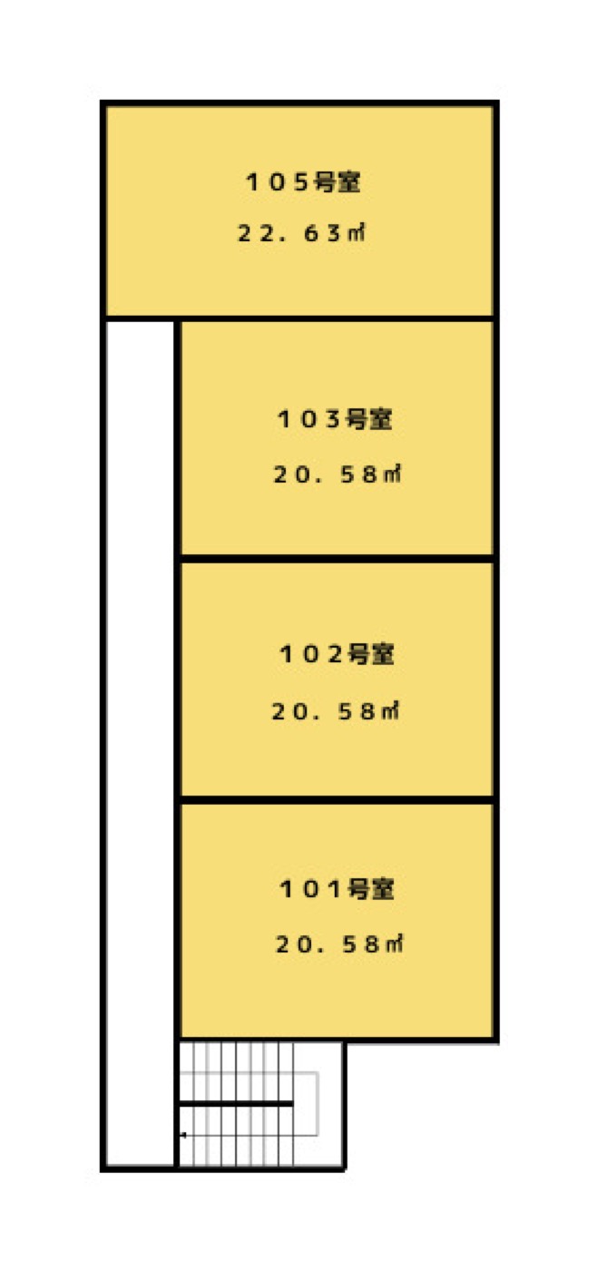 1階の配置図